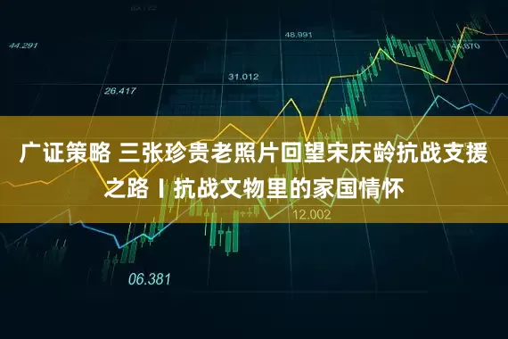 广证策略 三张珍贵老照片回望宋庆龄抗战支援之路〡抗战文物里的家国情怀